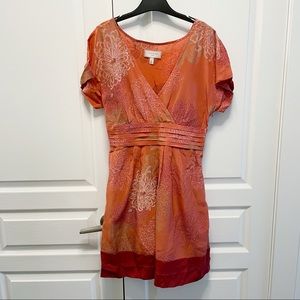 ANTHROPOLOGIE MOULINETTE SOEURS Flower Pattern Dress